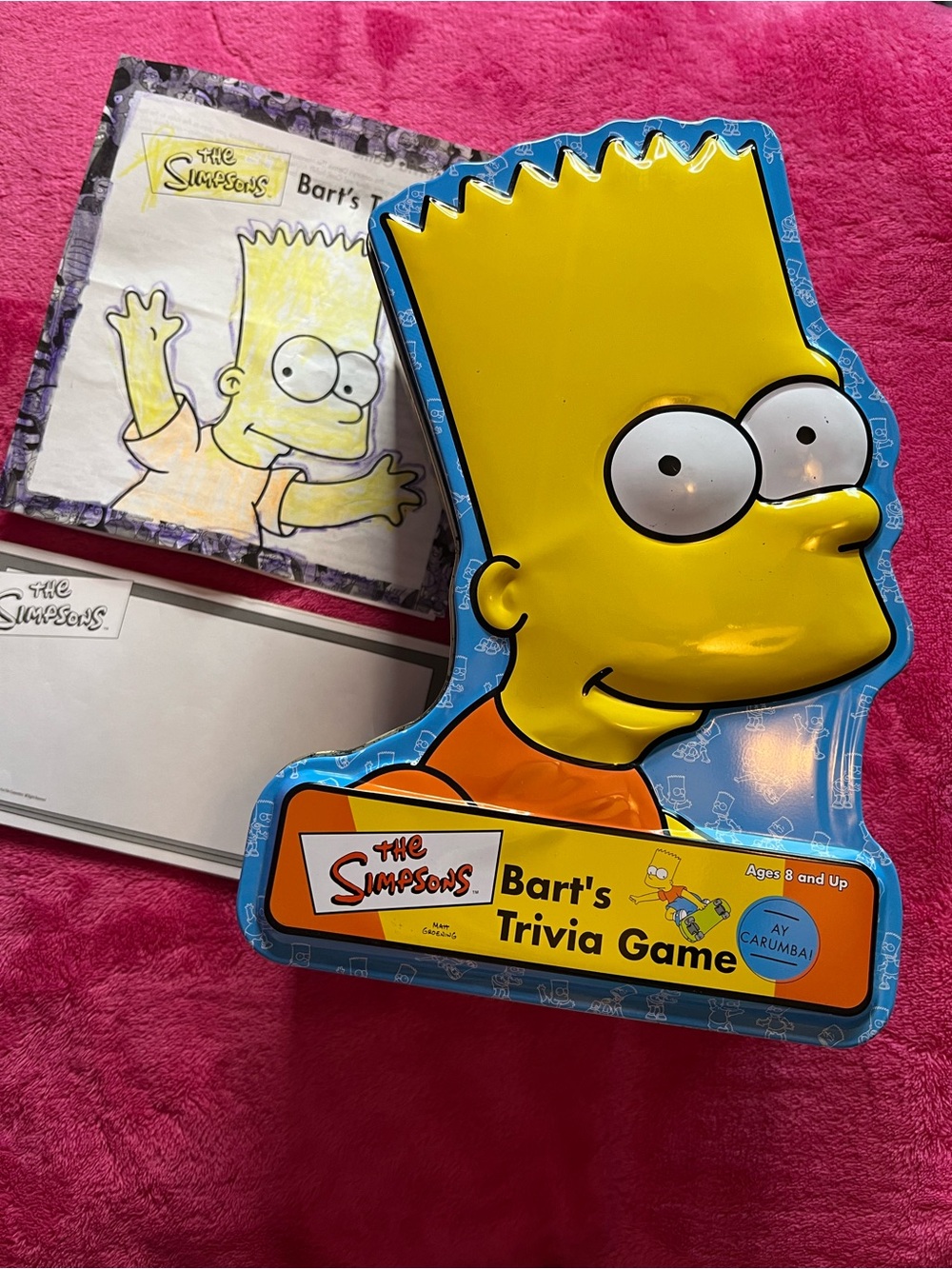 Bart's Trivia Game The Simpsons 2001